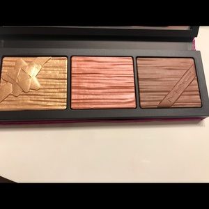 MAC highlight, bronzer, blush trio